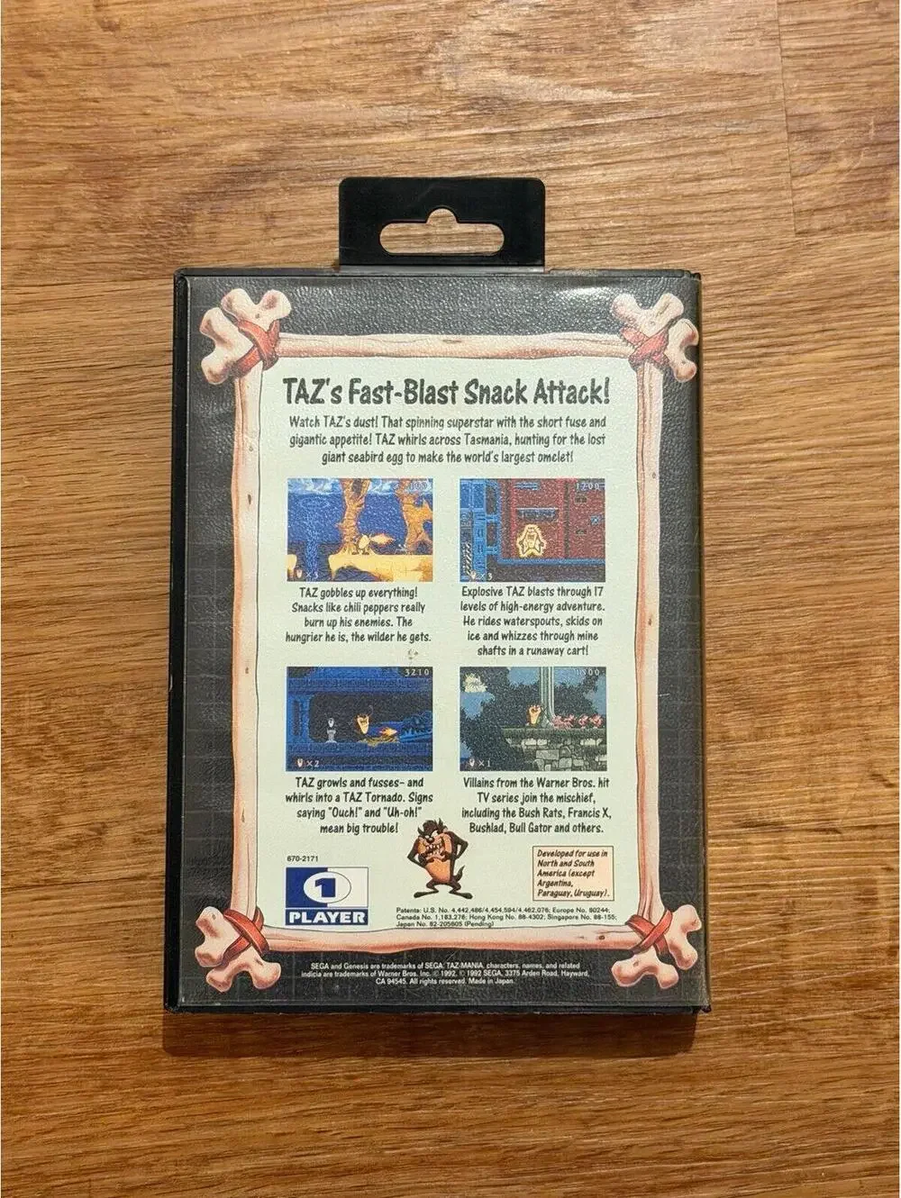 Taz-Mania for Sega Genesis
